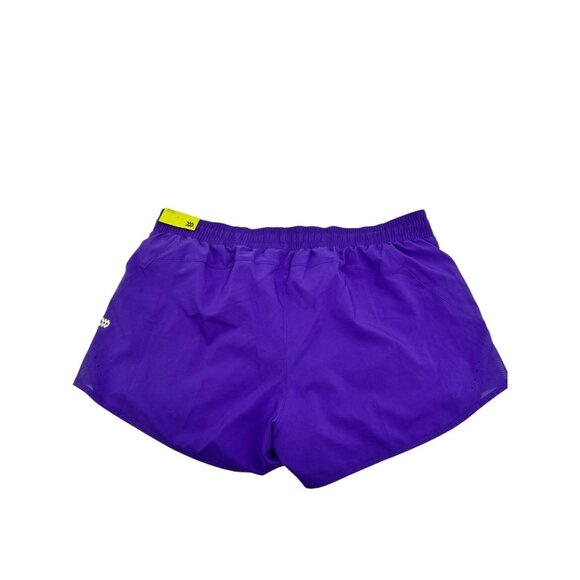 All In Motion Womens Run Shorts Purple Athletic Activewear Lightweight Lined - Picture 2 of 7